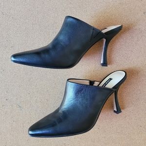 Ciao Heel Mules Black SZ 8